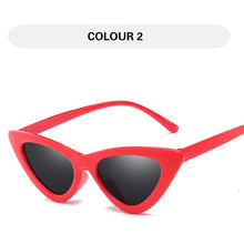 Load image into Gallery viewer, LONSY Fashion Cute Sexy Ladies Cat Eye Sunglasses Women Vintage Retro Small Triangular Cateye Glasses Female Oculos De Sol UV400