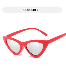 Load image into Gallery viewer, LONSY Fashion Cute Sexy Ladies Cat Eye Sunglasses Women Vintage Retro Small Triangular Cateye Glasses Female Oculos De Sol UV400