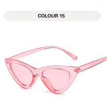Load image into Gallery viewer, LONSY Fashion Cute Sexy Ladies Cat Eye Sunglasses Women Vintage Retro Small Triangular Cateye Glasses Female Oculos De Sol UV400
