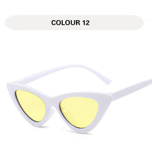 Load image into Gallery viewer, LONSY Fashion Cute Sexy Ladies Cat Eye Sunglasses Women Vintage Retro Small Triangular Cateye Glasses Female Oculos De Sol UV400