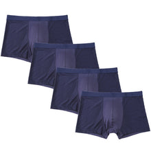 Load image into Gallery viewer, 4pcs Mens underwear boxers men boxershort panties man boxeur homme underpants calzoncillos bamboo fiber mesh loose designer 2020
