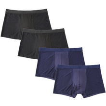 Load image into Gallery viewer, 4pcs Mens underwear boxers men boxershort panties man boxeur homme underpants calzoncillos bamboo fiber mesh loose designer 2020