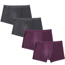 Load image into Gallery viewer, 4pcs Mens underwear boxers men boxershort panties man boxeur homme underpants calzoncillos bamboo fiber mesh loose designer 2020