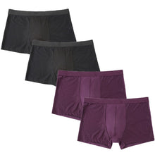 Load image into Gallery viewer, 4pcs Mens underwear boxers men boxershort panties man boxeur homme underpants calzoncillos bamboo fiber mesh loose designer 2020