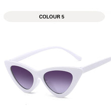 Load image into Gallery viewer, LONSY Fashion Cute Sexy Ladies Cat Eye Sunglasses Women Vintage Retro Small Triangular Cateye Glasses Female Oculos De Sol UV400

