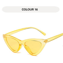 Load image into Gallery viewer, LONSY Fashion Cute Sexy Ladies Cat Eye Sunglasses Women Vintage Retro Small Triangular Cateye Glasses Female Oculos De Sol UV400
