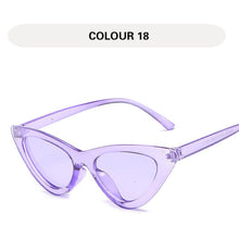 Load image into Gallery viewer, LONSY Fashion Cute Sexy Ladies Cat Eye Sunglasses Women Vintage Retro Small Triangular Cateye Glasses Female Oculos De Sol UV400
