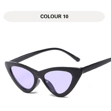 Load image into Gallery viewer, LONSY Fashion Cute Sexy Ladies Cat Eye Sunglasses Women Vintage Retro Small Triangular Cateye Glasses Female Oculos De Sol UV400
